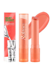 8 glasses water lip balm with packaging on a white background