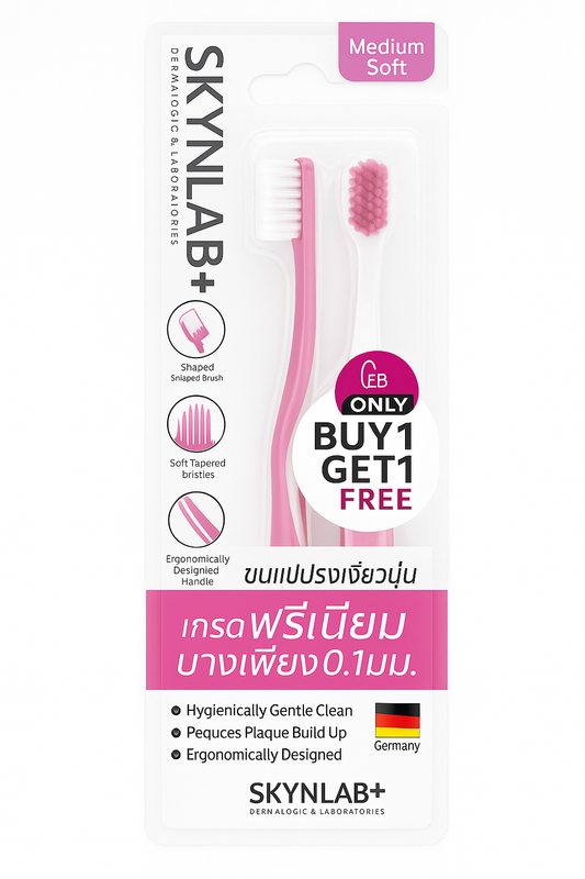 Skynlab | Deep Clean Medium Soft Toothbrush