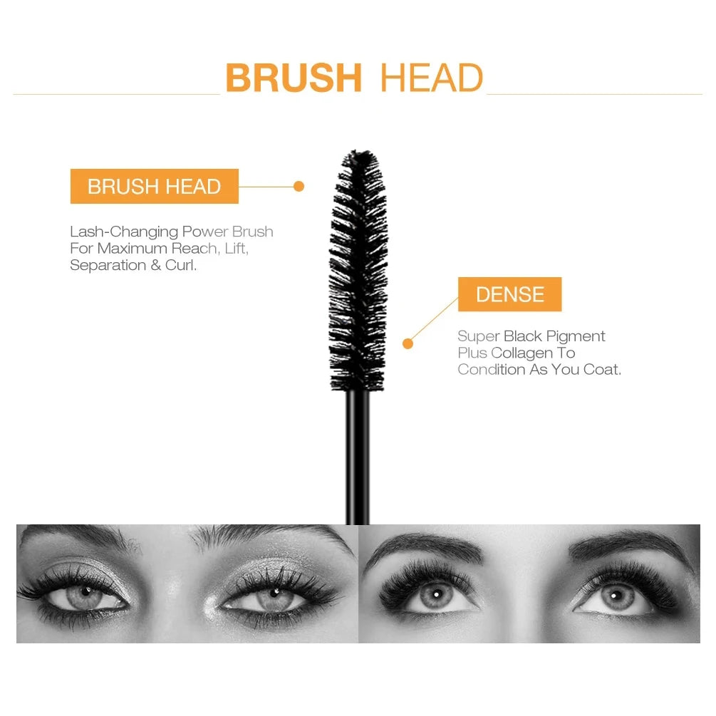 Black Mascara Beauty Curling Lash Eyelash Extension Waterproof