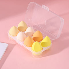 Egg shell beauty powder puff dry