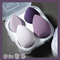 Egg shell beauty powder puff dry