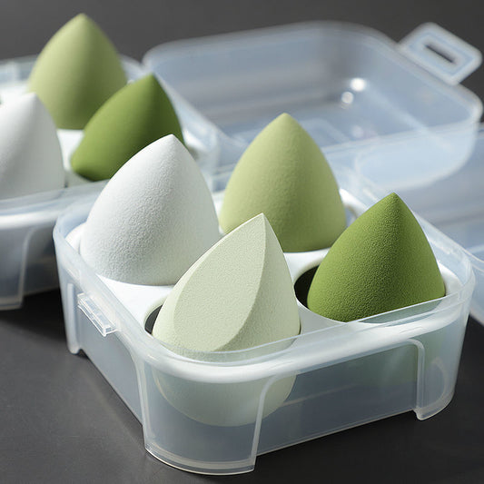 Egg shell beauty powder puff dry
