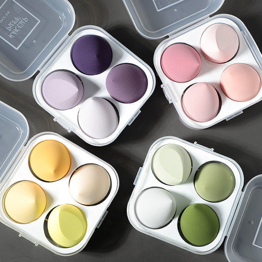 Egg shell beauty powder puff dry