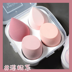 Egg shell beauty powder puff dry