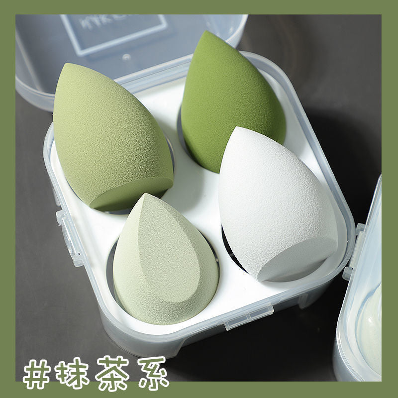 Egg shell beauty powder puff dry