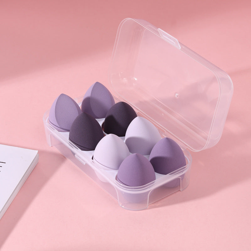 Egg shell beauty powder puff dry