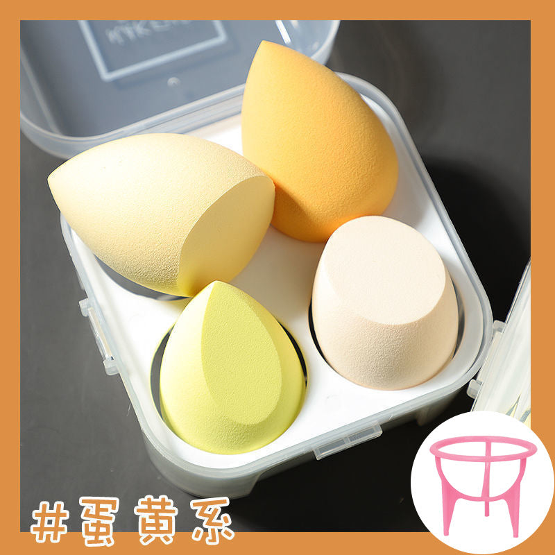 Egg shell beauty powder puff dry