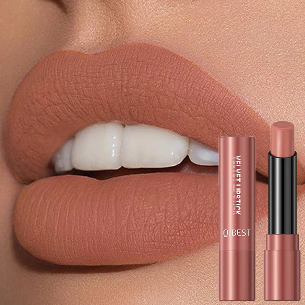 QIBEST Velvet Matte Lipstick