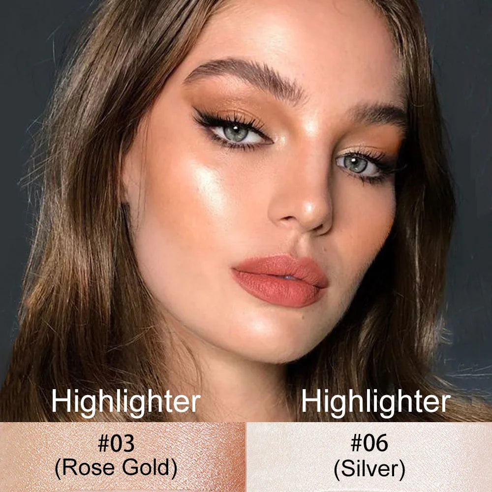 Highlighting & Bronzer Stick Face Brightening Blusher