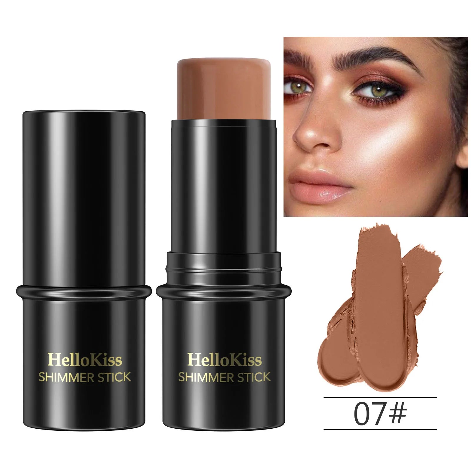 Highlighting & Bronzer Stick Face Brightening Blusher