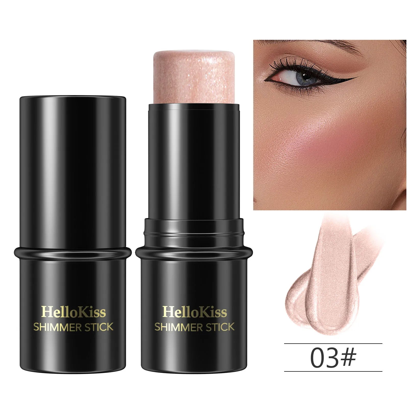 Highlighting & Bronzer Stick Face Brightening Blusher