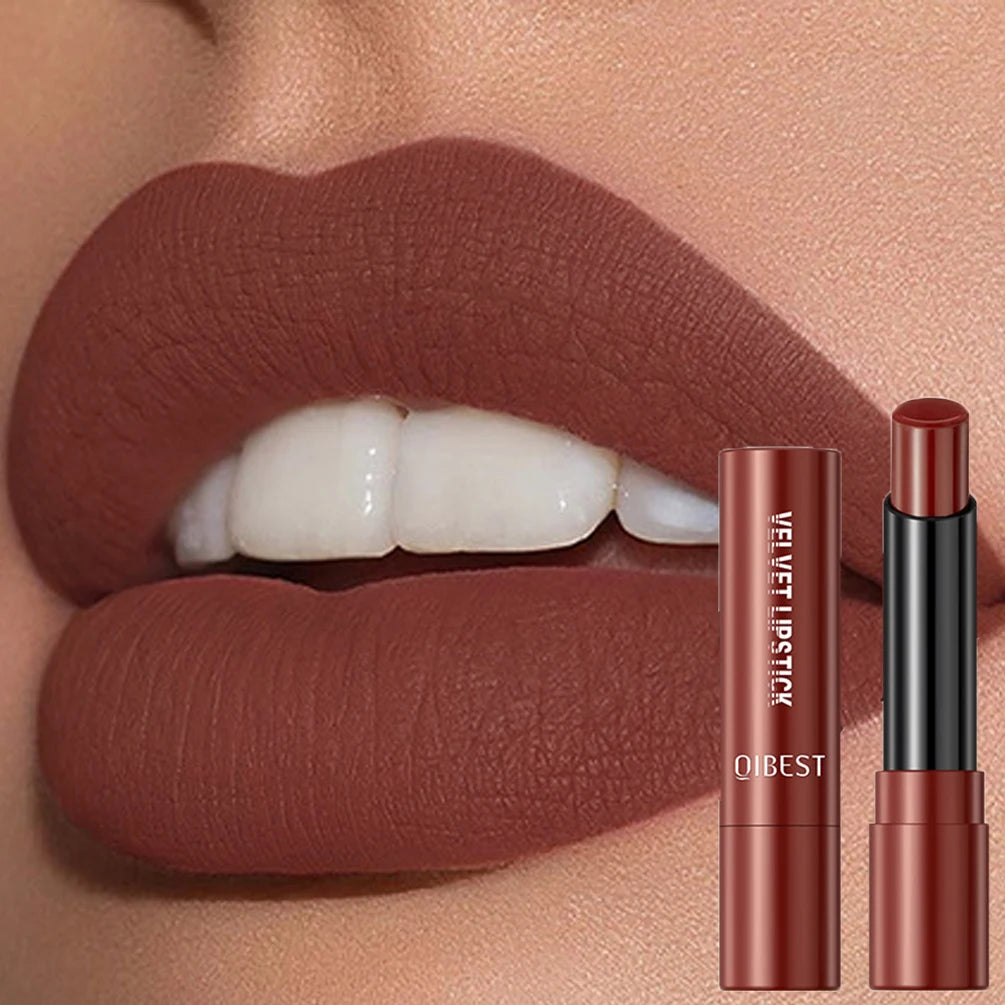 QIBEST Velvet Matte Lipstick