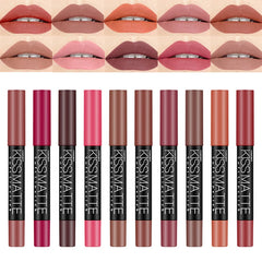 19 Colors Sexy Matte Lip Stick Lipliner Lip Liner Pencil