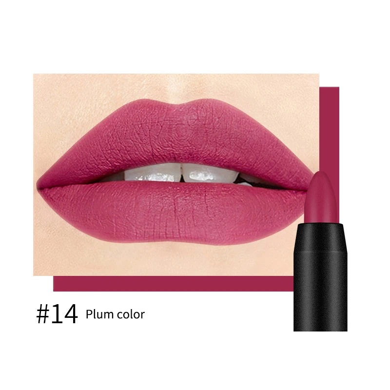 19 Colors Sexy Matte Lip Stick Lipliner Lip Liner Pencil