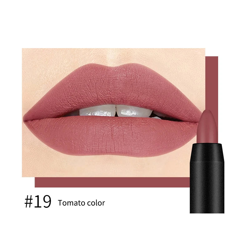 19 Colors Sexy Matte Lip Stick Lipliner Lip Liner Pencil