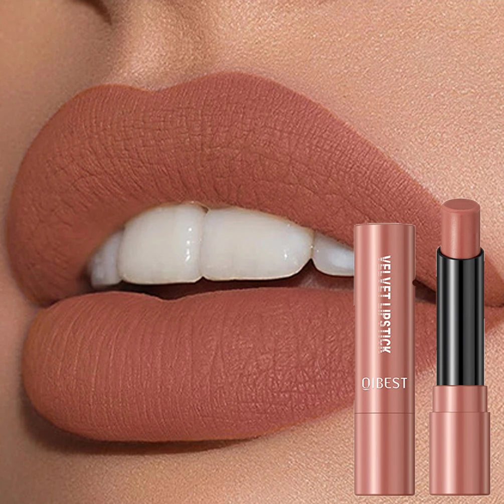 QIBEST Velvet Matte Lipstick