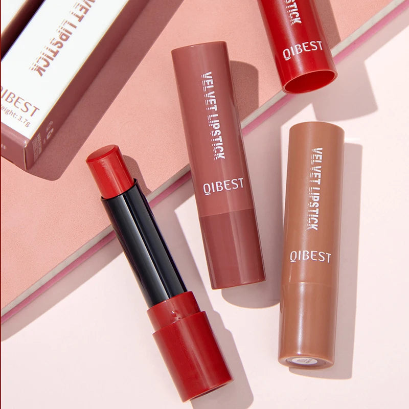 QIBEST Velvet Matte Lipstick
